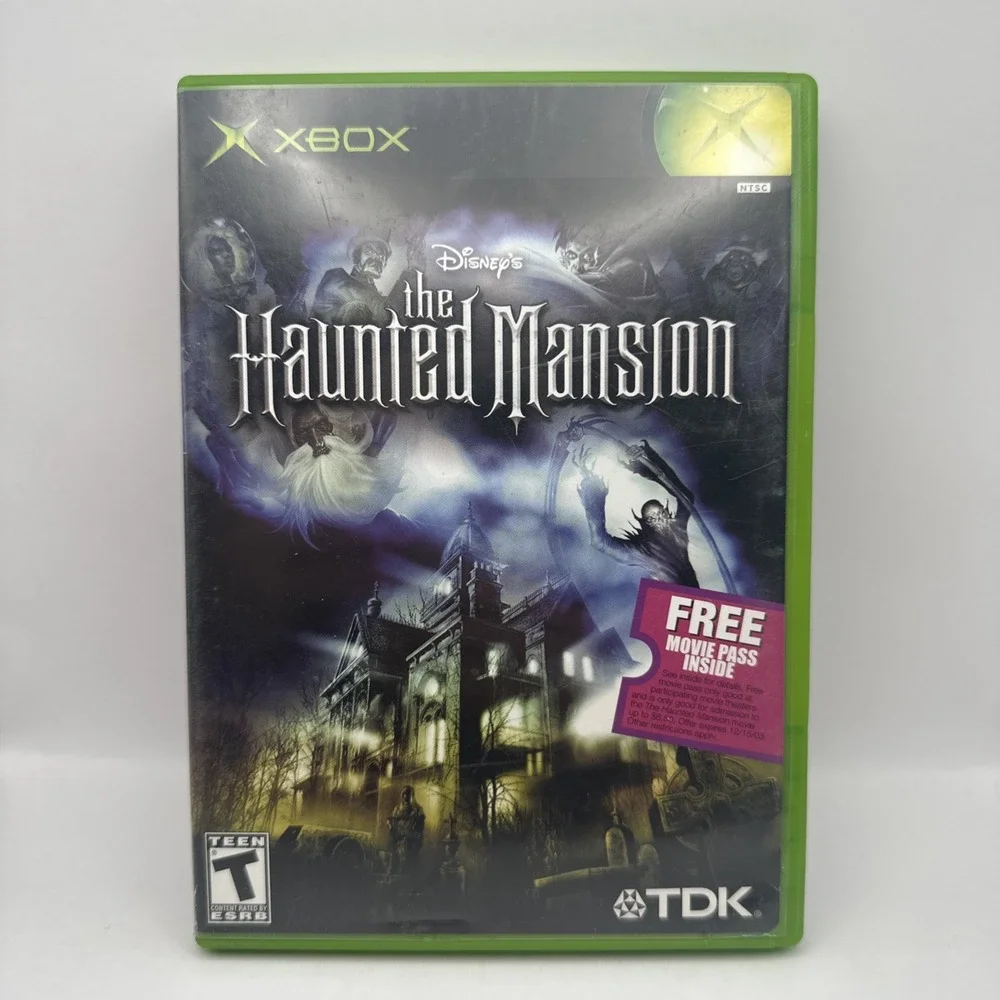 The Haunted Mansion Microsoft Xbox 2003 Excellent Disc TDK